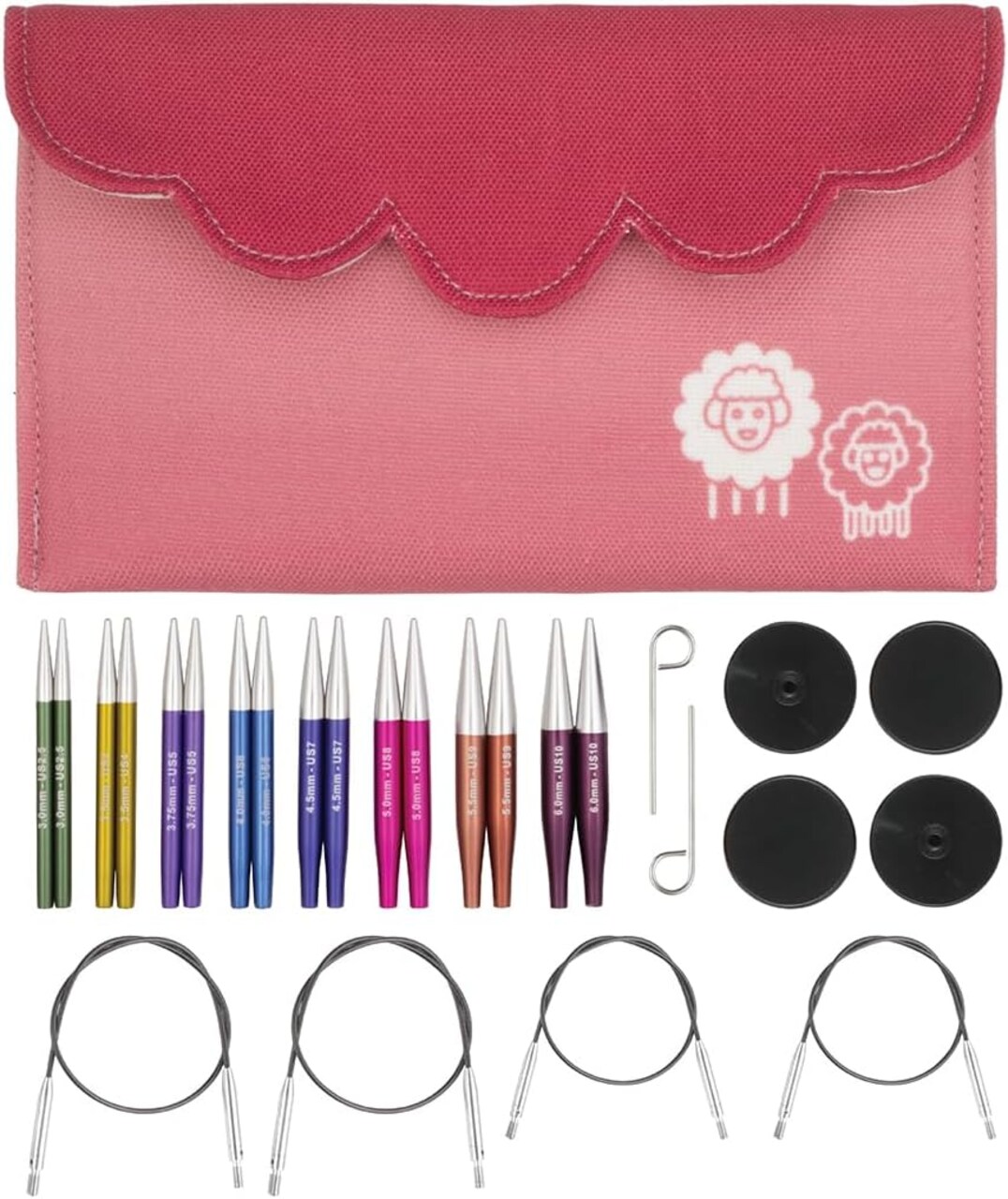 KnitPro Zing Mini Interchangeable Knitting Needles Set 2" (5cm)